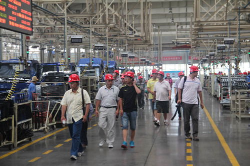 福田諸城汽車廠開啟第二批瑞沃體驗之旅，深化技術(shù)交流共謀發(fā)展